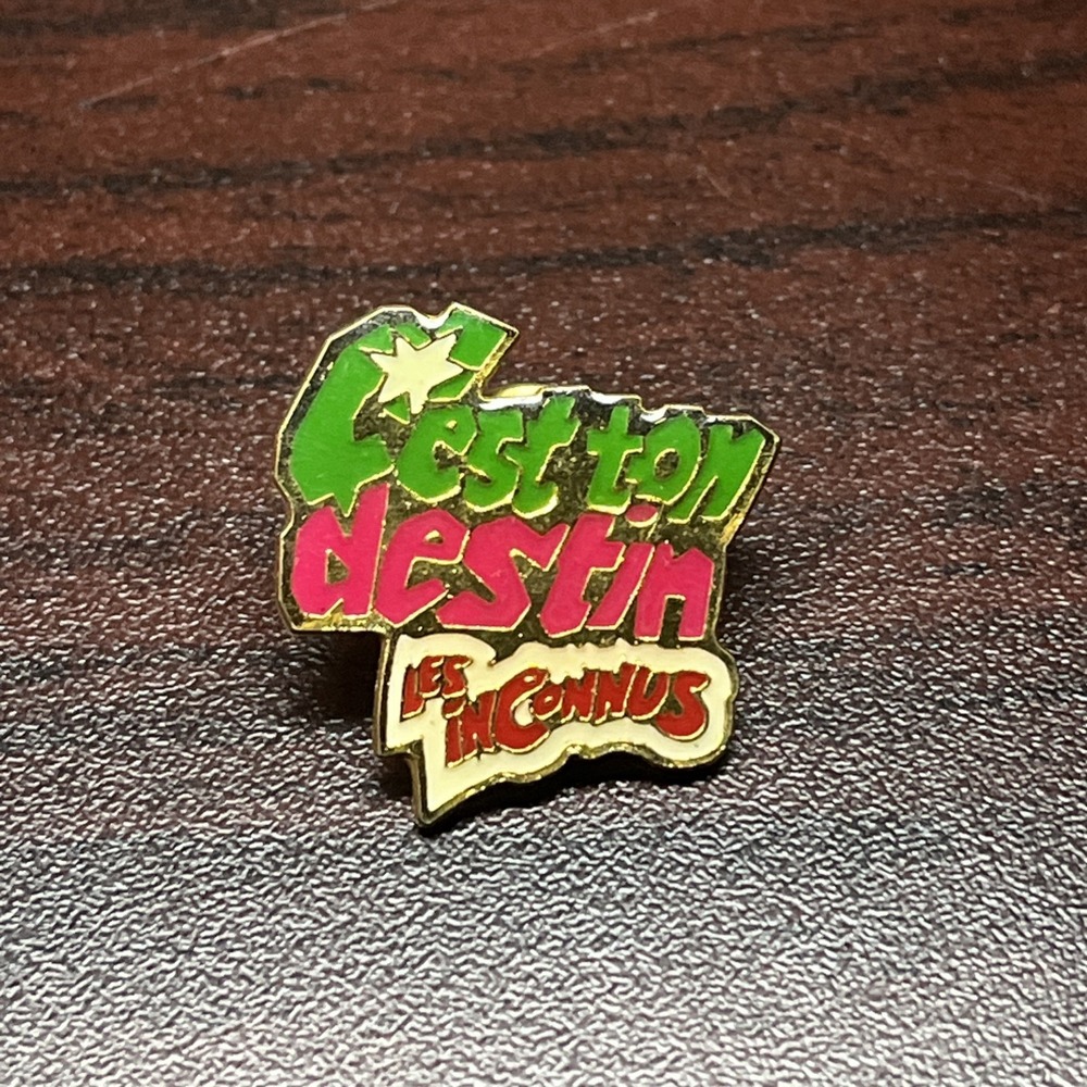 Les Inconnus C'est Ton Destin French Band‎ Song Lapel Hat Pin